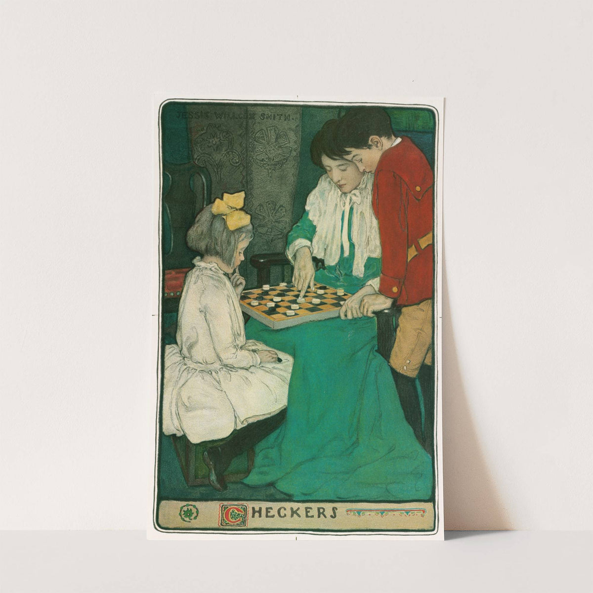 Checkers by Jessie Willcox Smith