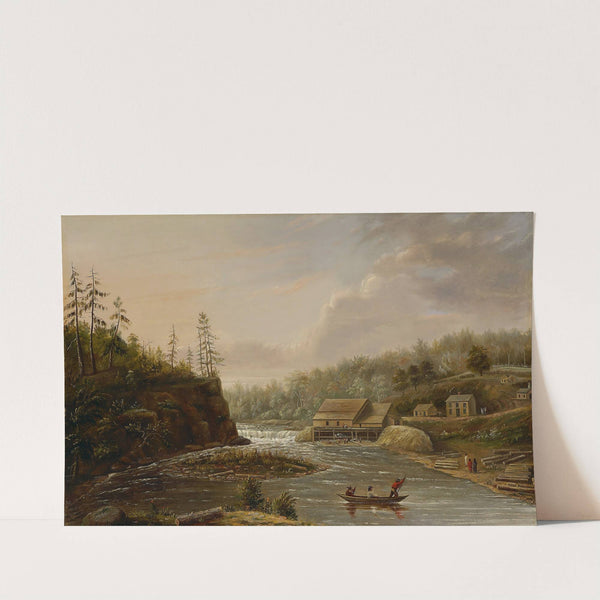 Cheever&#039;s Mill on the St. Croix River by Henry Lewis