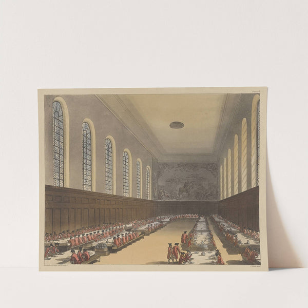 Chelsea Hospital (1810) by Thomas Rowlandson