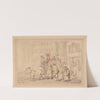 Chelsea stage coach by Thomas Rowlandson