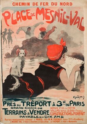 Chemin De Fer Du Nord. Plage De Mesnil-Val (1901)
