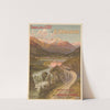 Chemins de fer de l’Est – Hte. Engadine – Billets de Saison pour Samedan et St. Moritz (1895) by Frederic Hugo d’ Alési