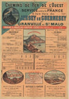 Chemins de Fer de l’Ouest. Service entre la France & les Iles de Jersey & de Guernesey par Granville et St Malo (1890)