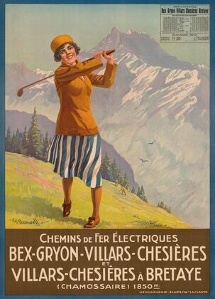 Chemins de fer électriques Bex-Gryon-Villars-Chesières et Villars-Chesières à Bretaye (1923)