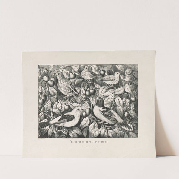 Cherry-time (1866) by Currier & Ives.