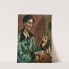 Chess player (Portrait of Brunon Winawer) by Roman Kramsztyk