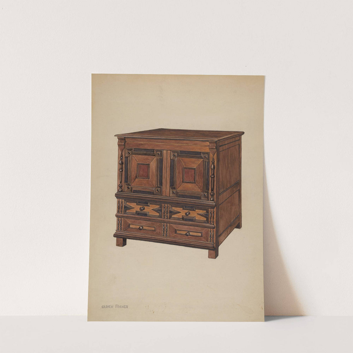 Chest with Drawers by Ulrich Fischer