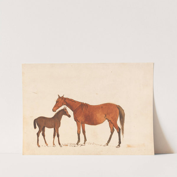 Chestnut Mare and Foal by Sawrey Gilpin