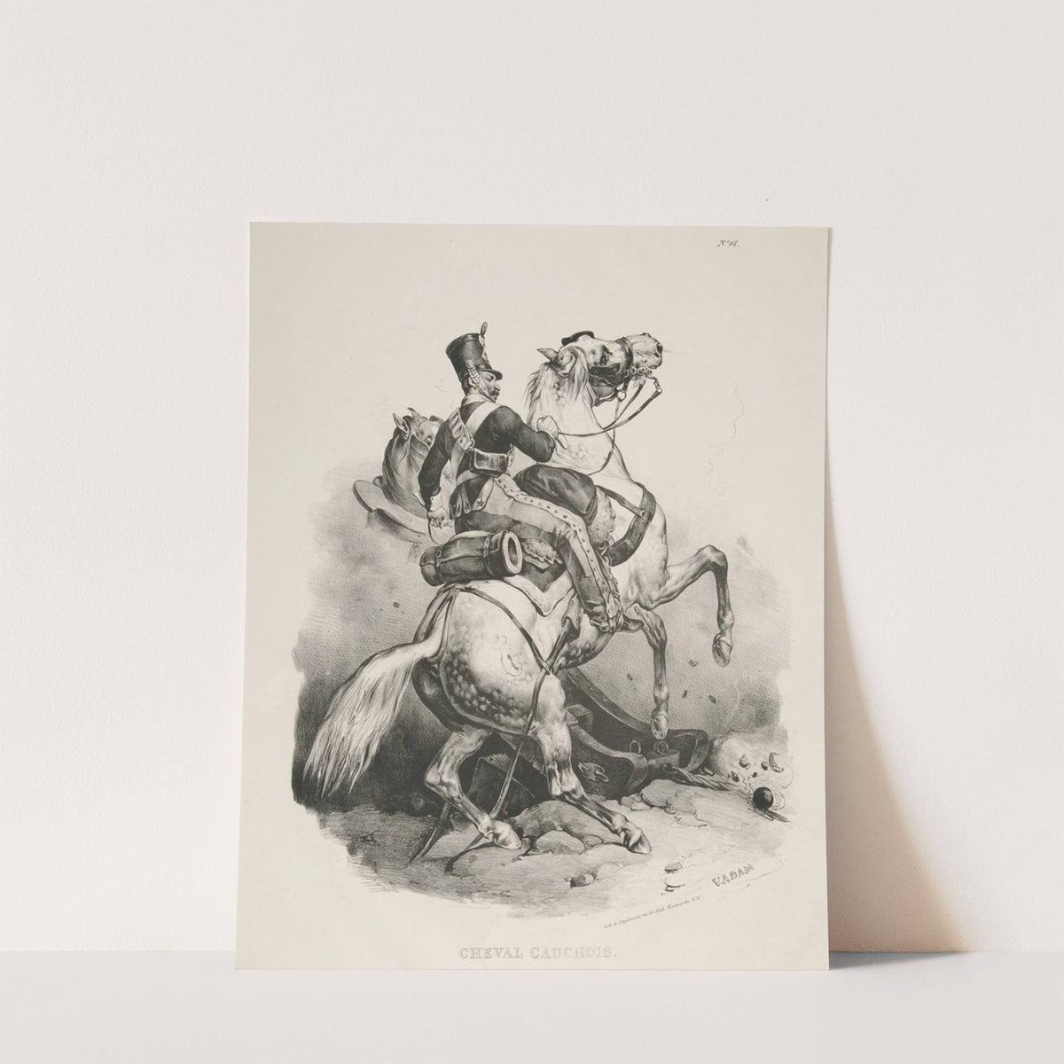 Cheval Cauchois by Victor Adam