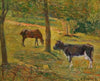Cheval et vache dans un pré (1885)