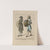 Chevaliers Francais de l&#039;ordre royal militaire de St. Louis. D&#039;apres de Bar. Habit du matin Dec. 1784. Costume Paré 1787. by Raphaël Jacquemin
