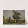 Chevaux sous un pommier by Jules-Jacques Veyrassat