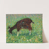 Chèvre dans un champ de fleurs by Henri Martin