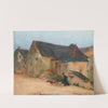 Chevrière devant une vieille maison à Labastide by Henri Martin