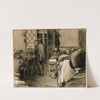 Chez Fradin, hôtel fin de siècle, rue Saint Denis l’entrée et la salle du rez-de-chaussée (1898) by F. Séguin
