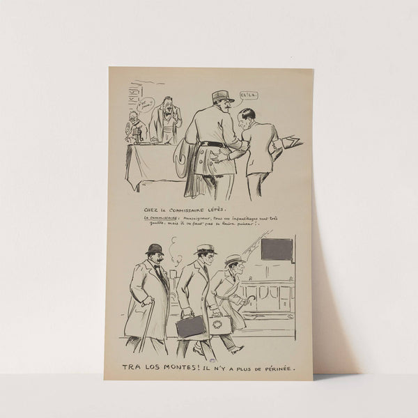 Chez le commissaire Léfès (1924) by Georges Goursat (Sem)