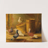 Chickens; Pigeons (1912) by Edgar Hunt
