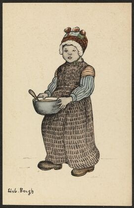 Child holding bowl