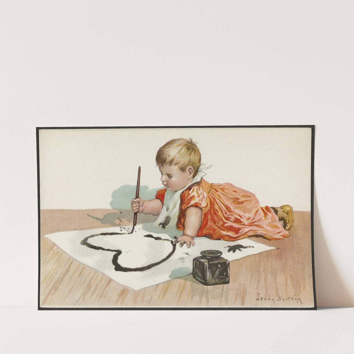 Child motif by Jenny Nyström