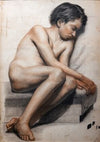 Child sitting asleep