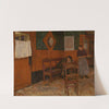 Child with sleigh by Charles Mertens