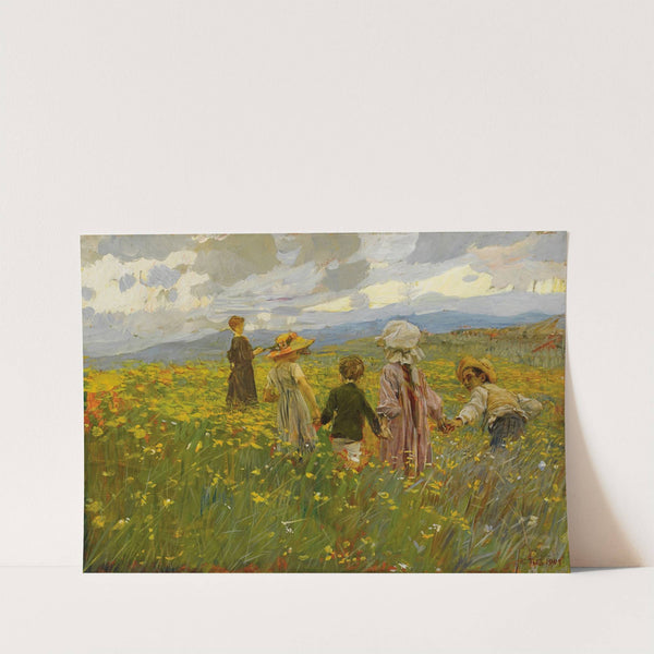Children (1901) by Ettore Tito
