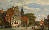 Children And Travellers Along The Canal
