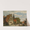 Children And Travellers Along The Canal by Willem Koekkoek
