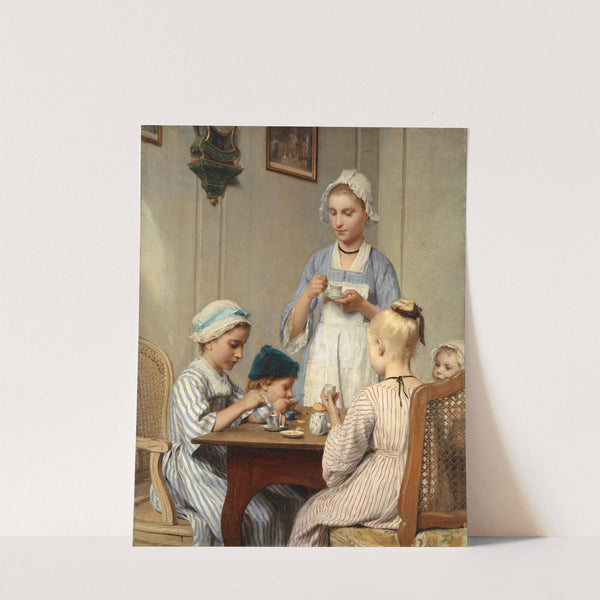 Children at Breakfast (1879) by Albert Anker