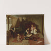 Children at play (1888) by Harry Brooker