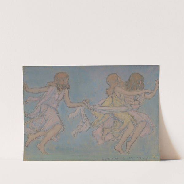 Children at Play by Jean-Francis Auburtin