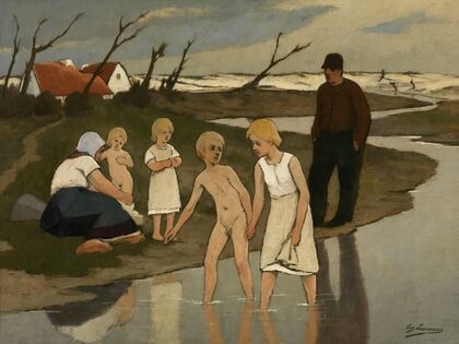 Children Bathing