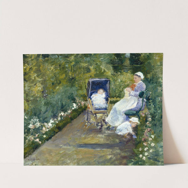 Children in a Garden (The Nurse) by Mary Cassatt