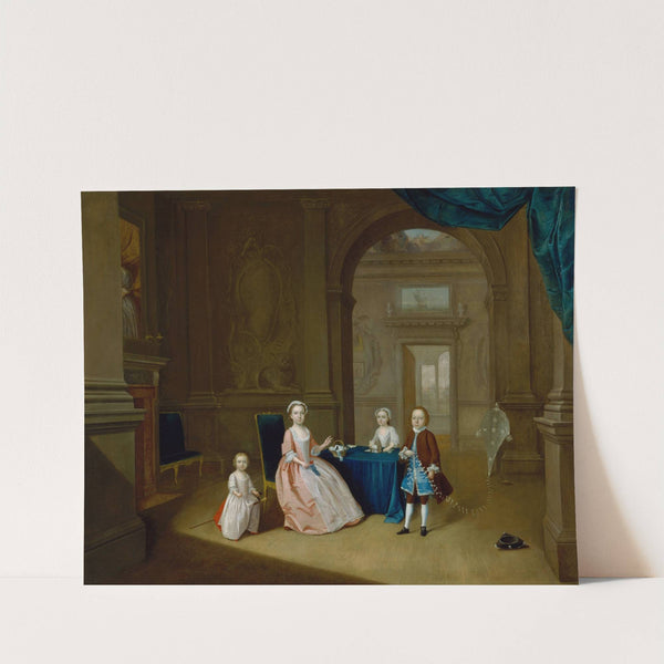 Children In An Interior (1750 - 1751) by Arthur Devis