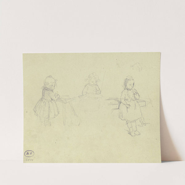 Children in traditional Schwalm costume by Jacob Happ