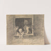 Children Leaning From a Window by Benjamin Robert Haydon