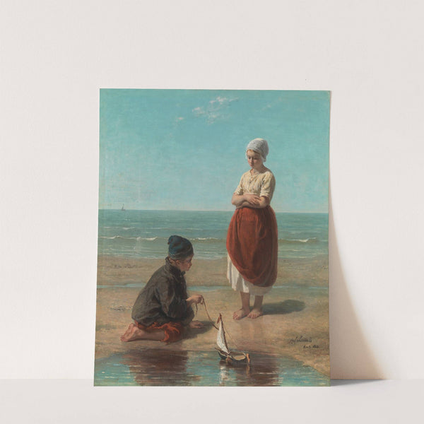 Children of the sea (1863) by Jozef Israëls