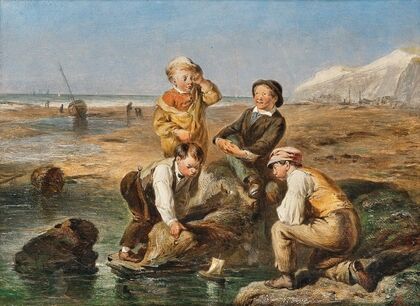 Children on the beach