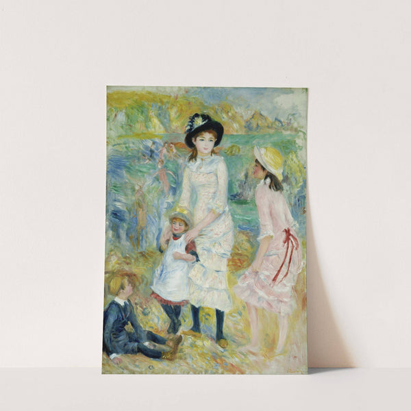 Children on the Seashore, Guernsey by Pierre-Auguste Renoir