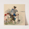 Children on Their Way to Work in the Fields by Peter Fendi
