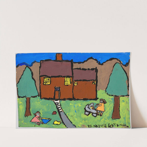 Children Playing (1938) by Mary Frances Gathings