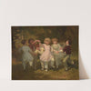 Children Playing in a Park (c. 1860) by Hugues Merle