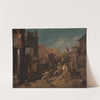 Children Playing In A Roman Street (1838) by Francesco Diofebi