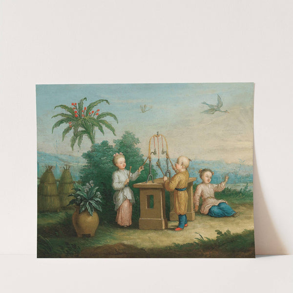 Children Playing With Bells by Antoine Renou