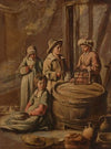 Children with a cage
