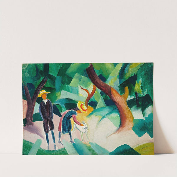 Children with a Goat (1913) by August Macke
