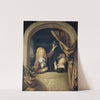 Children with a mousetrap by Domenicus van Tol