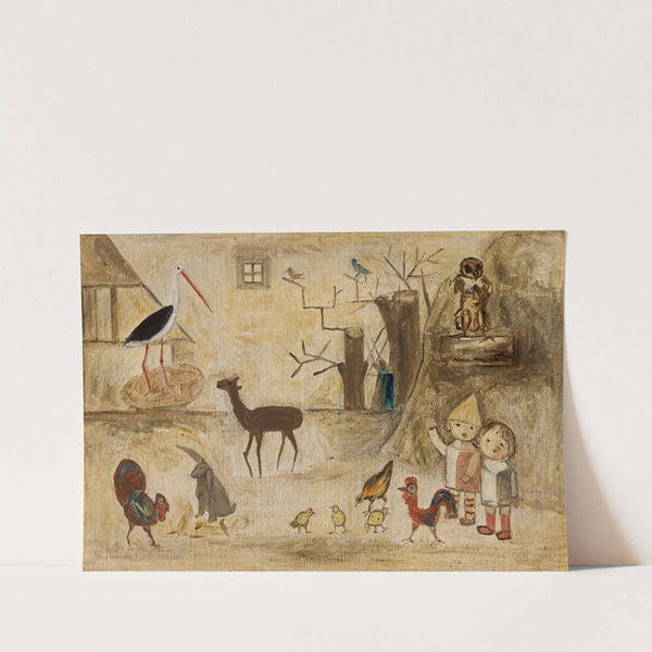 Children’s zoo (1929) by Tadeusz Makowski