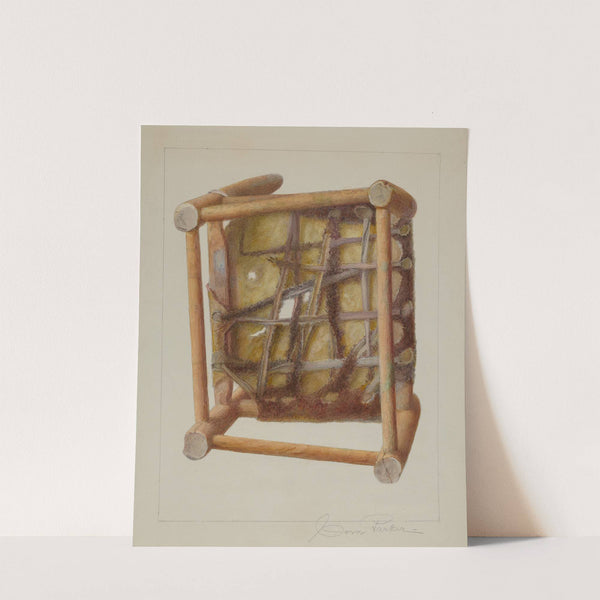 Child's Chair (View of Seat Bottom) by Cora Parker