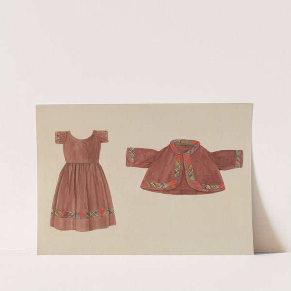 Child&#039;s Dress and Jacket by Lucien Verbeke